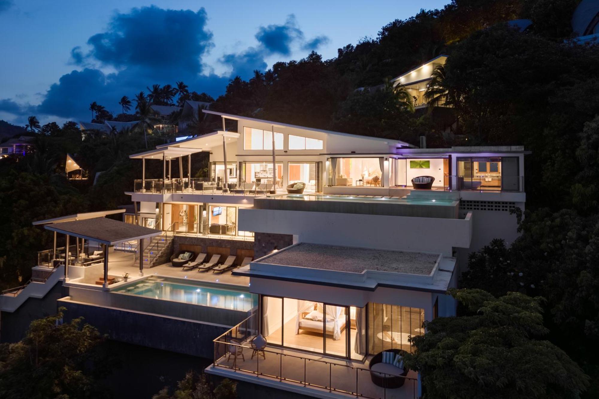 Karpe Diem Villa - Twin Infinity Pools 차웽 외부 사진